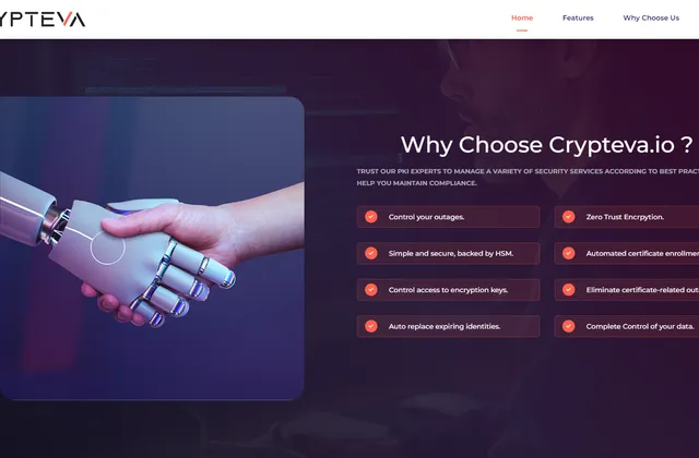 Crypteva screenshot